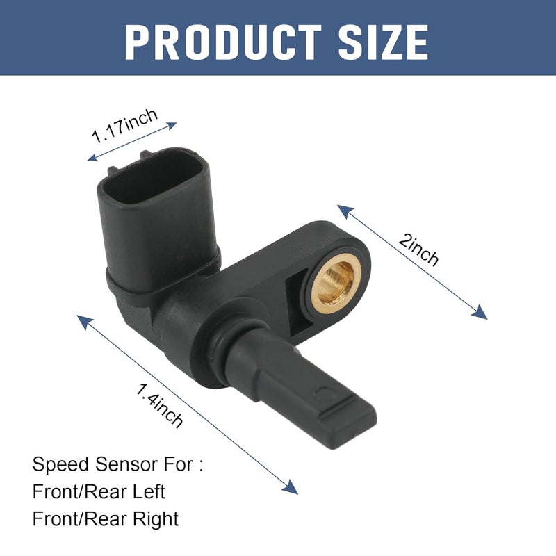 LDMINDA 89542-04020 ABS Wheel Speed Sensor 2 pcs Replacement for Toyota Tacoma 05-20, for 4Runner 03-20, for FJ Cruiser 07-14, for Land Cruiser 08-20, for Lexus 03-12 - Image 4